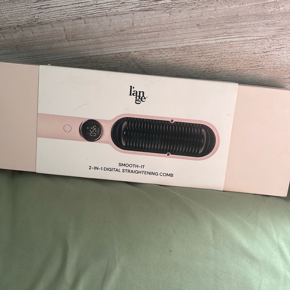 Lange smooth it two in one digital straightening comb